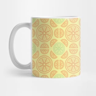 Citrus Splash Seamless Surface Pattern Design Mug